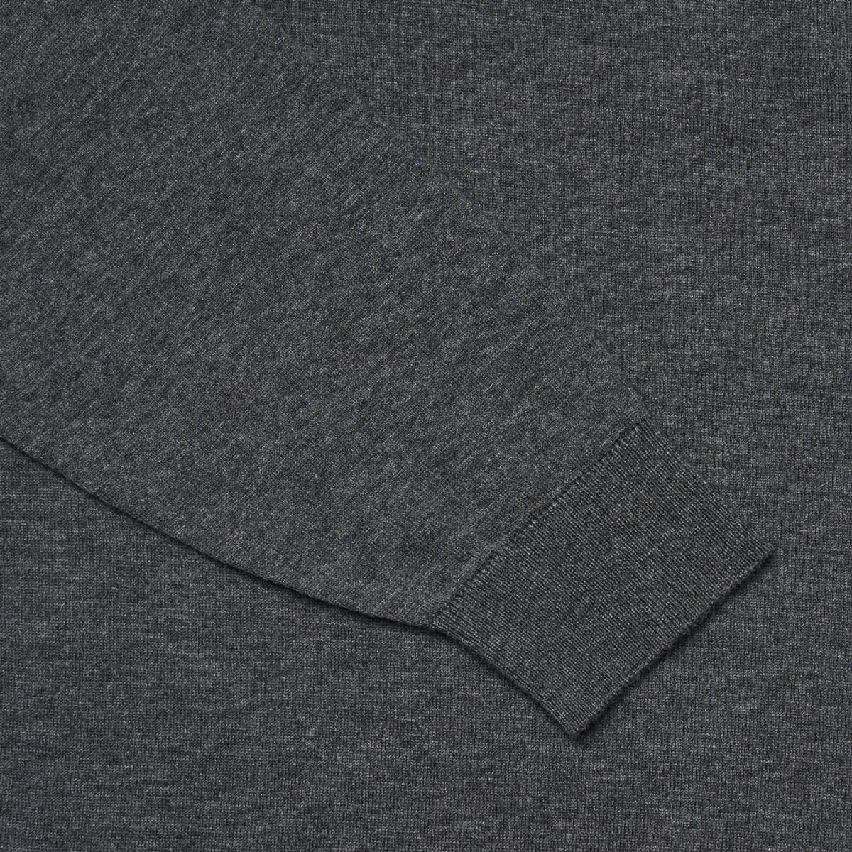 베르노(VERNO) 25SS Cashtouch Long Sleeve Polo Knit Charcoal