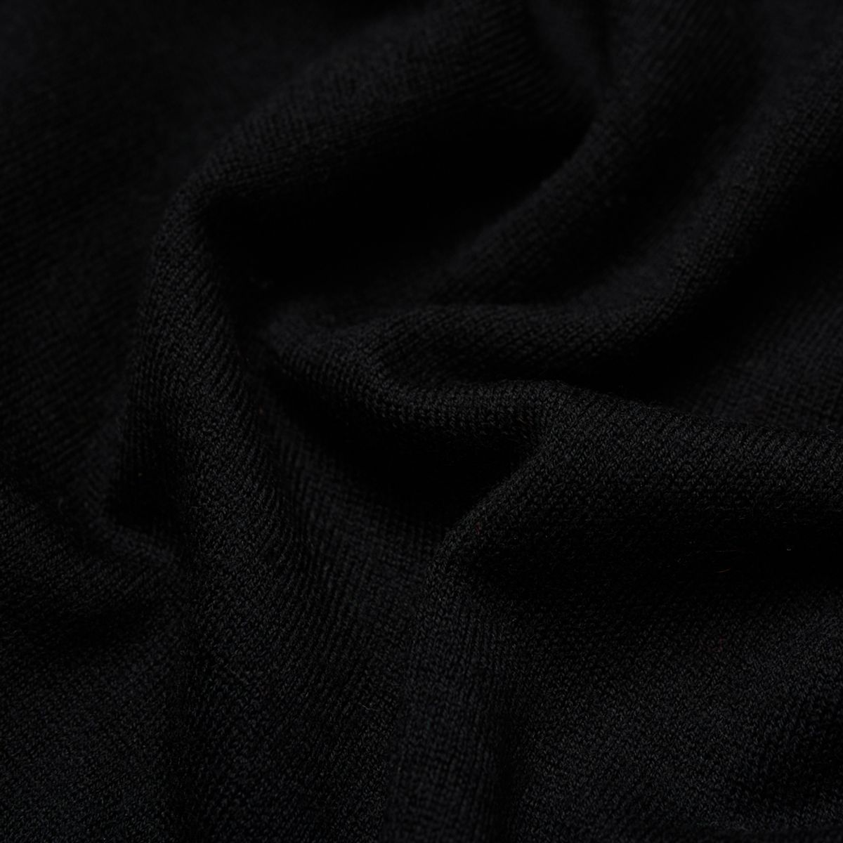 베르노(VERNO) 25SS Cashtouch Long Sleeve Polo Knit Black