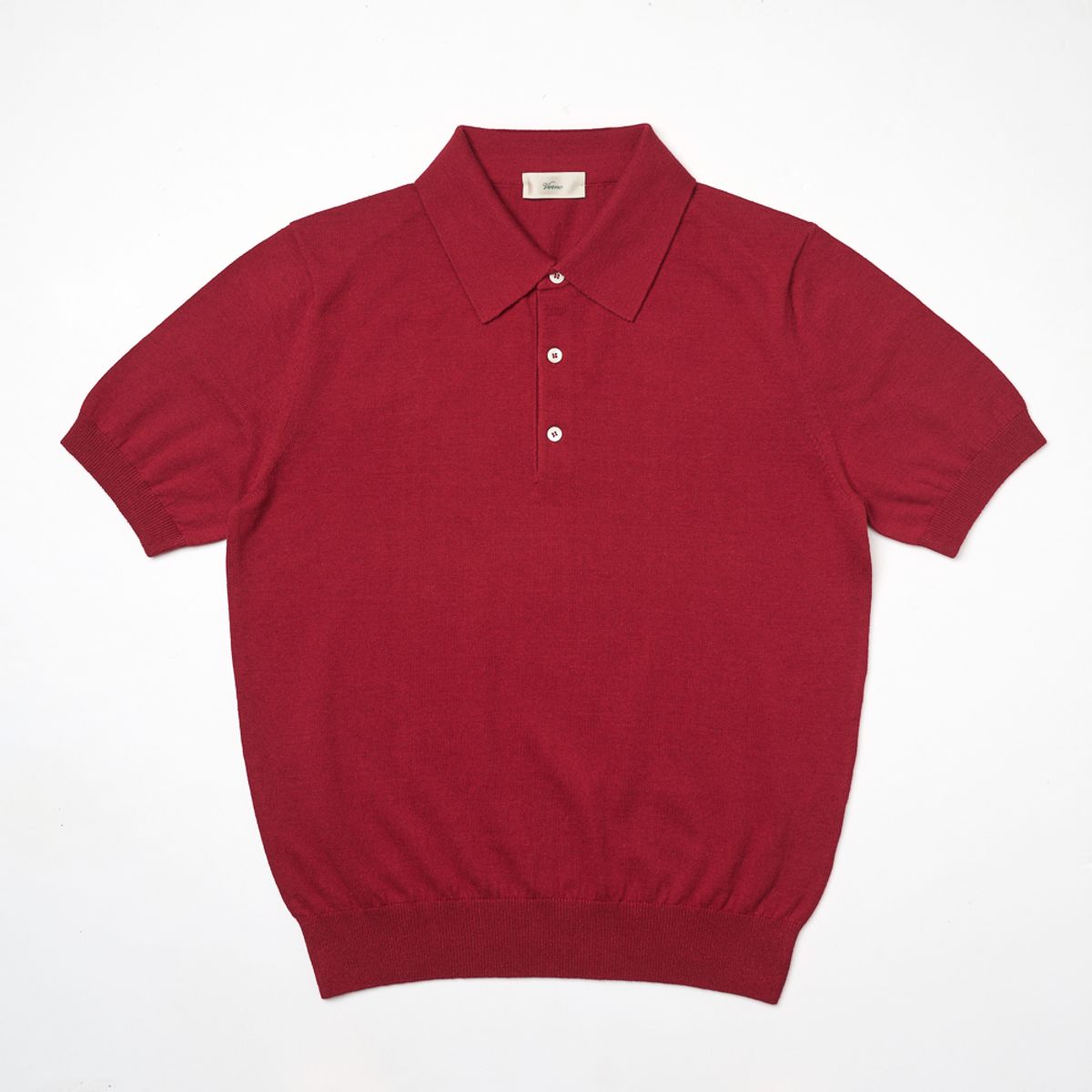 베르노(VERNO) 25SS Essential polo Knit Wine