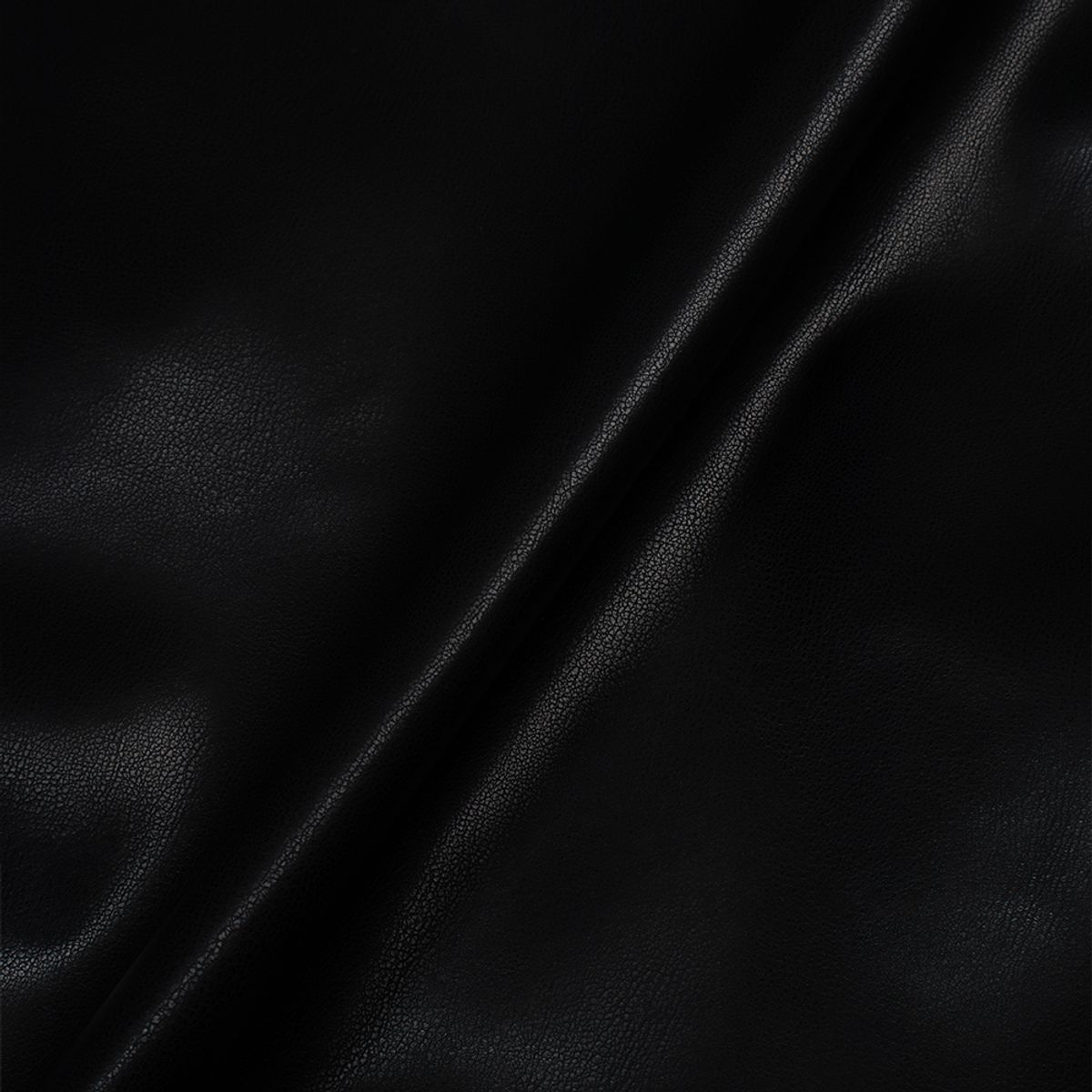 모아(MOAA) Oversized Faux pu-Leather Jacket (BLACK)