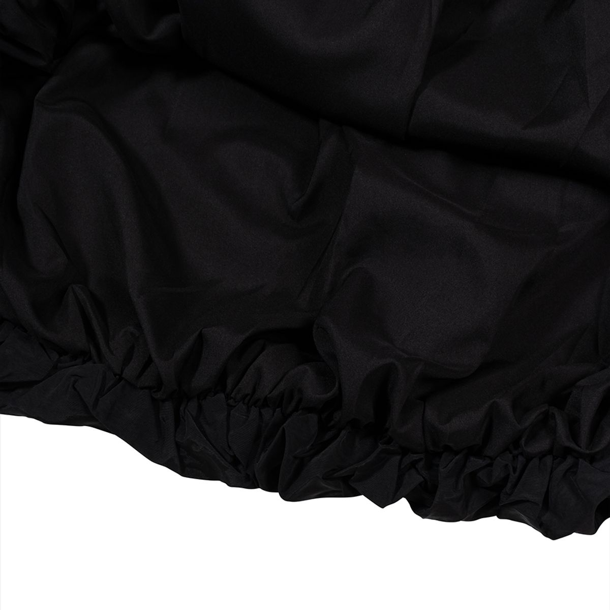모아(MOAA) Balloon Hem Maxi Skirt (BLACK)