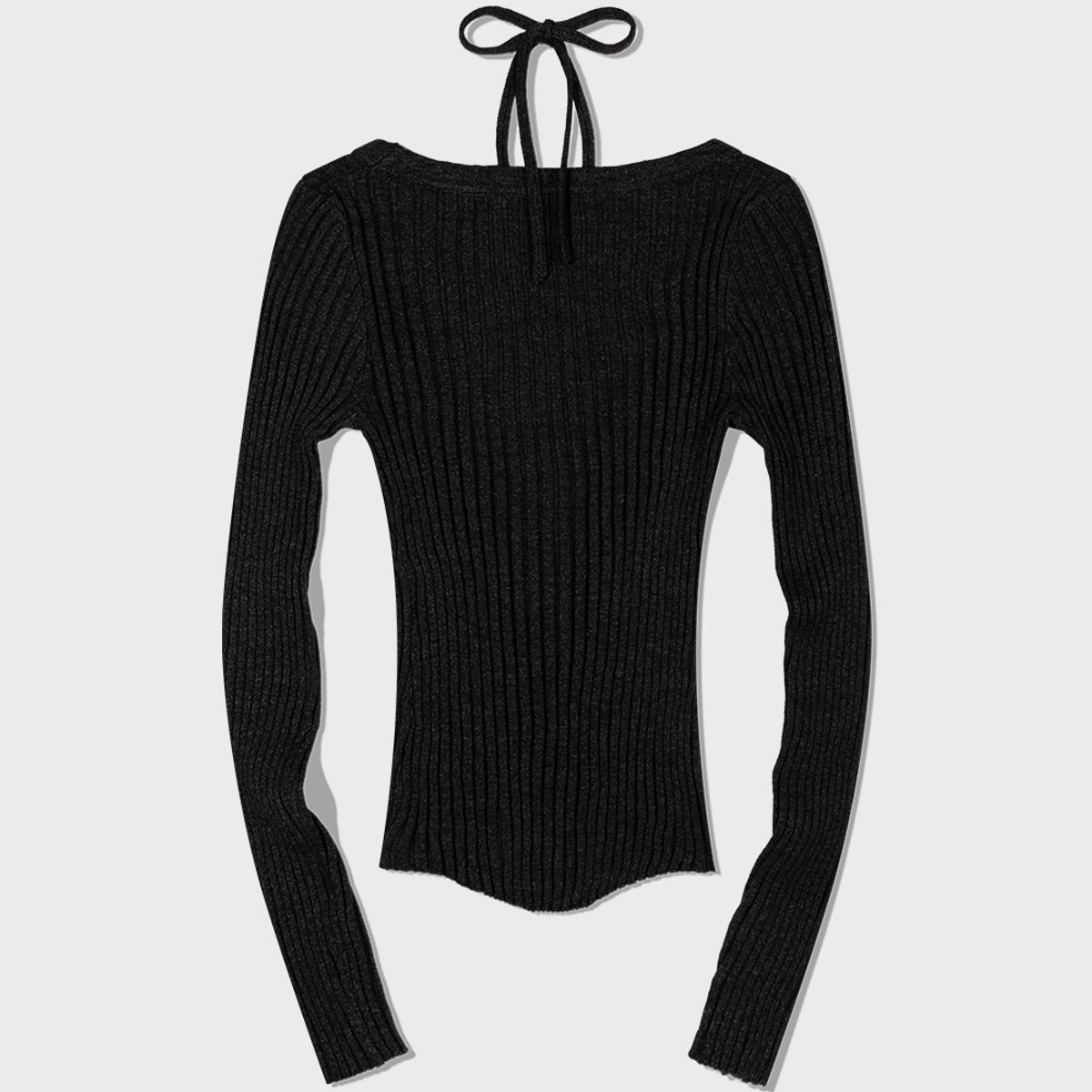 모아(MOAA) Rib Button-Up Cardigan (CHARCOAL)