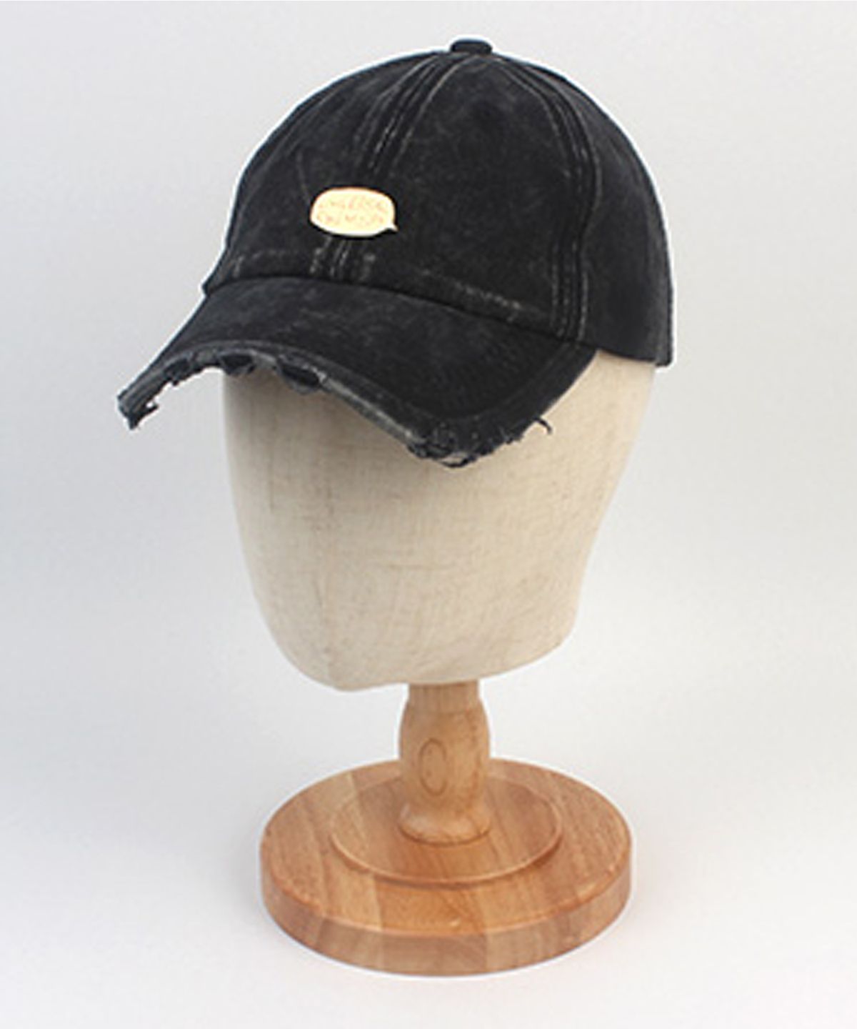 유니버셜 케미스트리(UNIVERSAL CHEMISTRY) Vintage Washing Bubble Black Ballcap 워싱볼캡