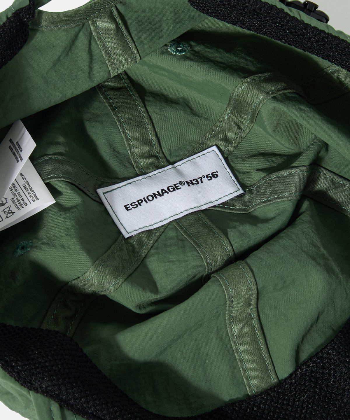 에스피오나지(ESPIONAGE) Nylon Hiking Cap Pine Green