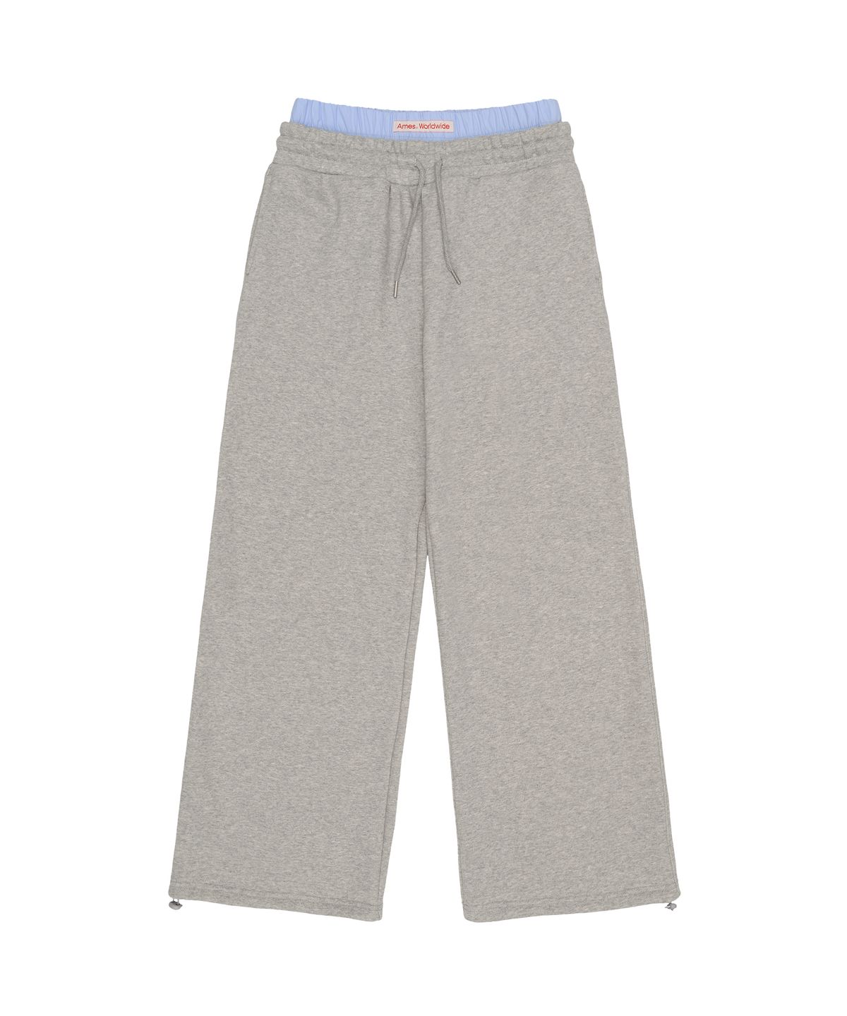 아메스 월드와이드(AMES-WORLDWIDE) LAYERED SWEAT PANTS GREY