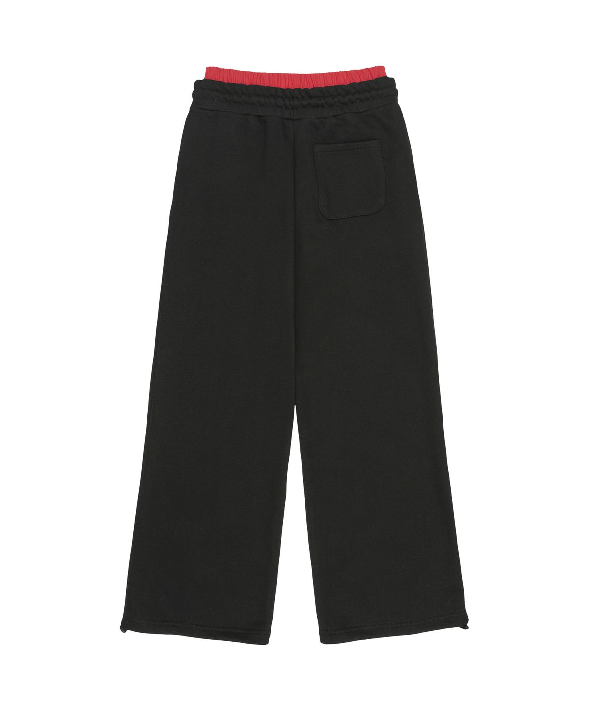아메스 월드와이드(AMES-WORLDWIDE) LAYERED SWEAT PANTS BLACK