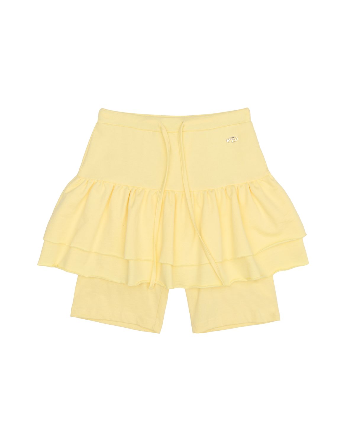 아메스 월드와이드(AMES-WORLDWIDE) FRILL MINI SKIRT YELLOW