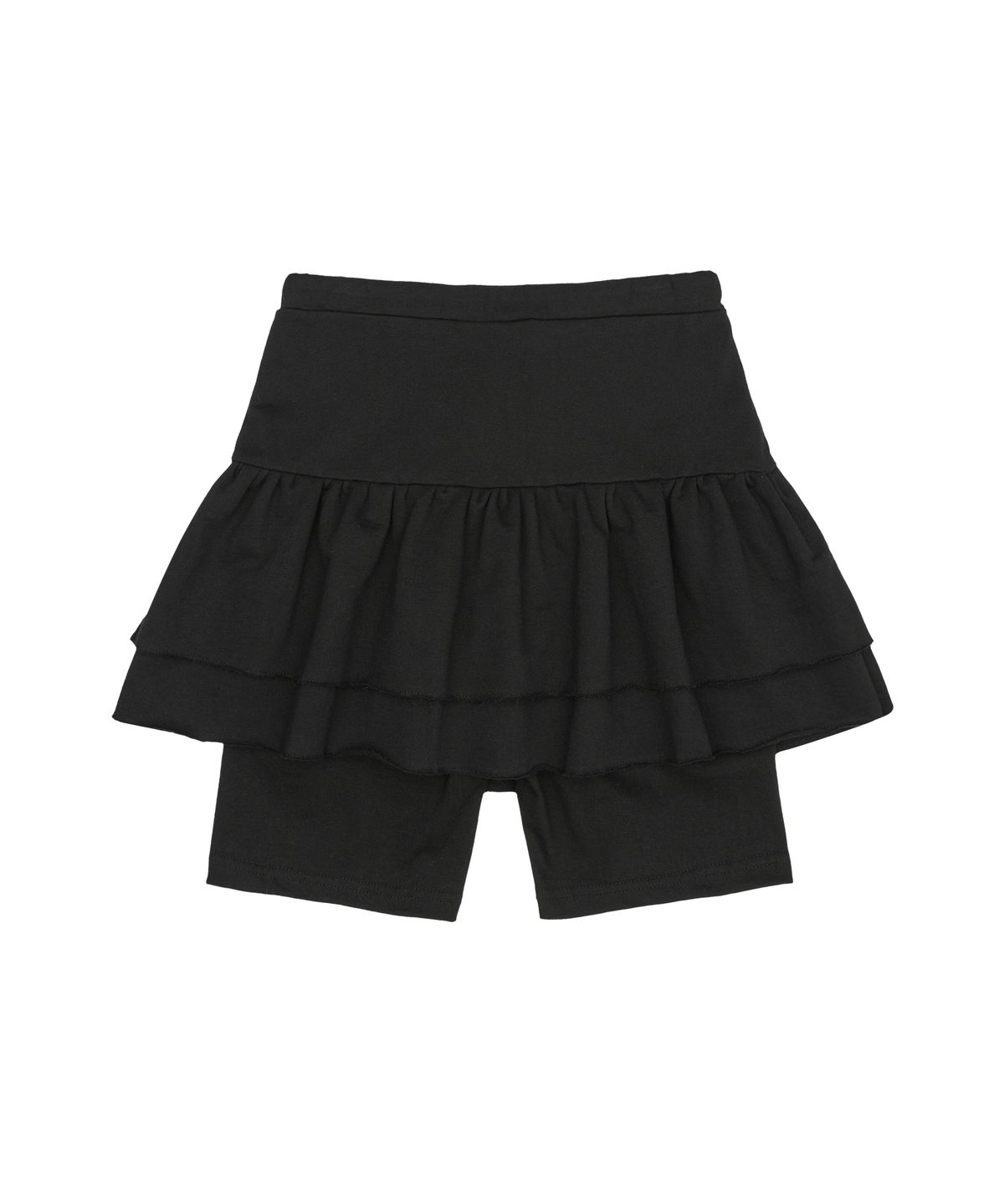 아메스 월드와이드(AMES-WORLDWIDE) FRILL MINI SKIRT BLACK