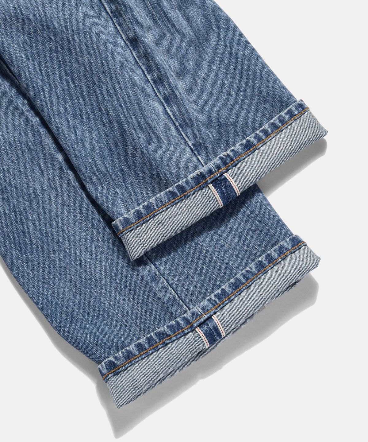 에스피오나지(ESPIONAGE) Selvedge Relaxed Denim Pants Faded Indigo