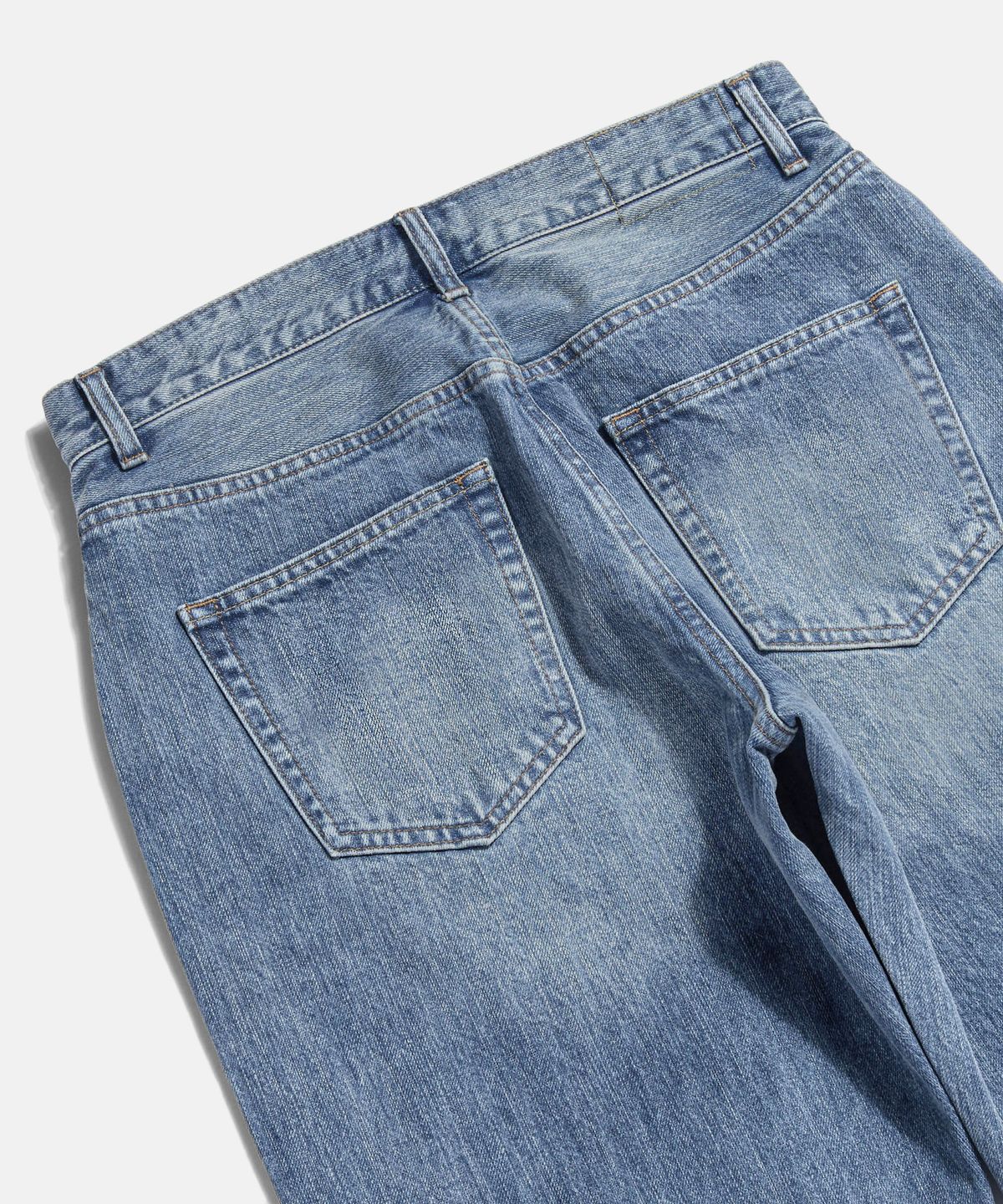에스피오나지(ESPIONAGE) Selvedge Relaxed Denim Pants Faded Indigo