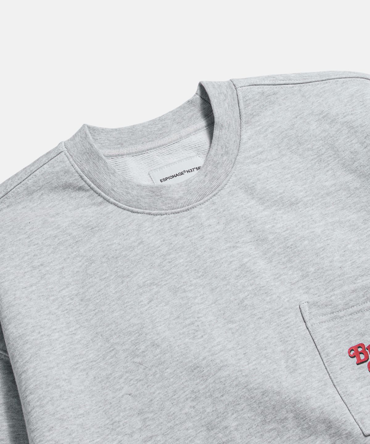 에스피오나지(ESPIONAGE) BK Cigar Co. Heavyweight Sweatshirt Grey