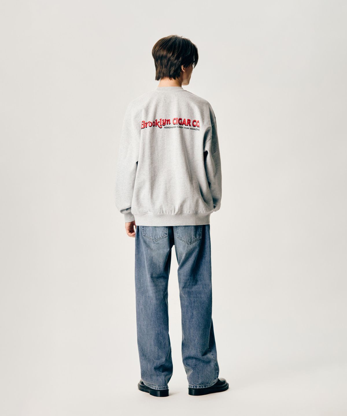 에스피오나지(ESPIONAGE) BK Cigar Co. Heavyweight Sweatshirt Grey