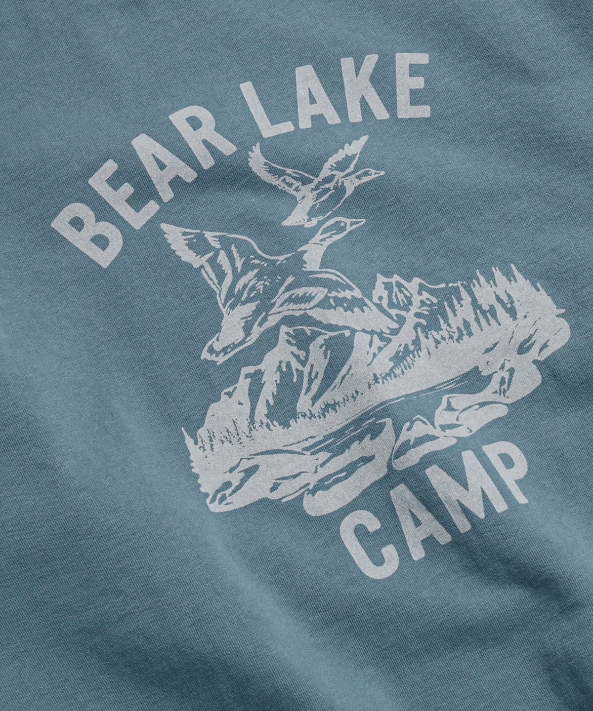 에스피오나지(ESPIONAGE) Duck Camp Heavyweight Sweatshirt Vintage Blue