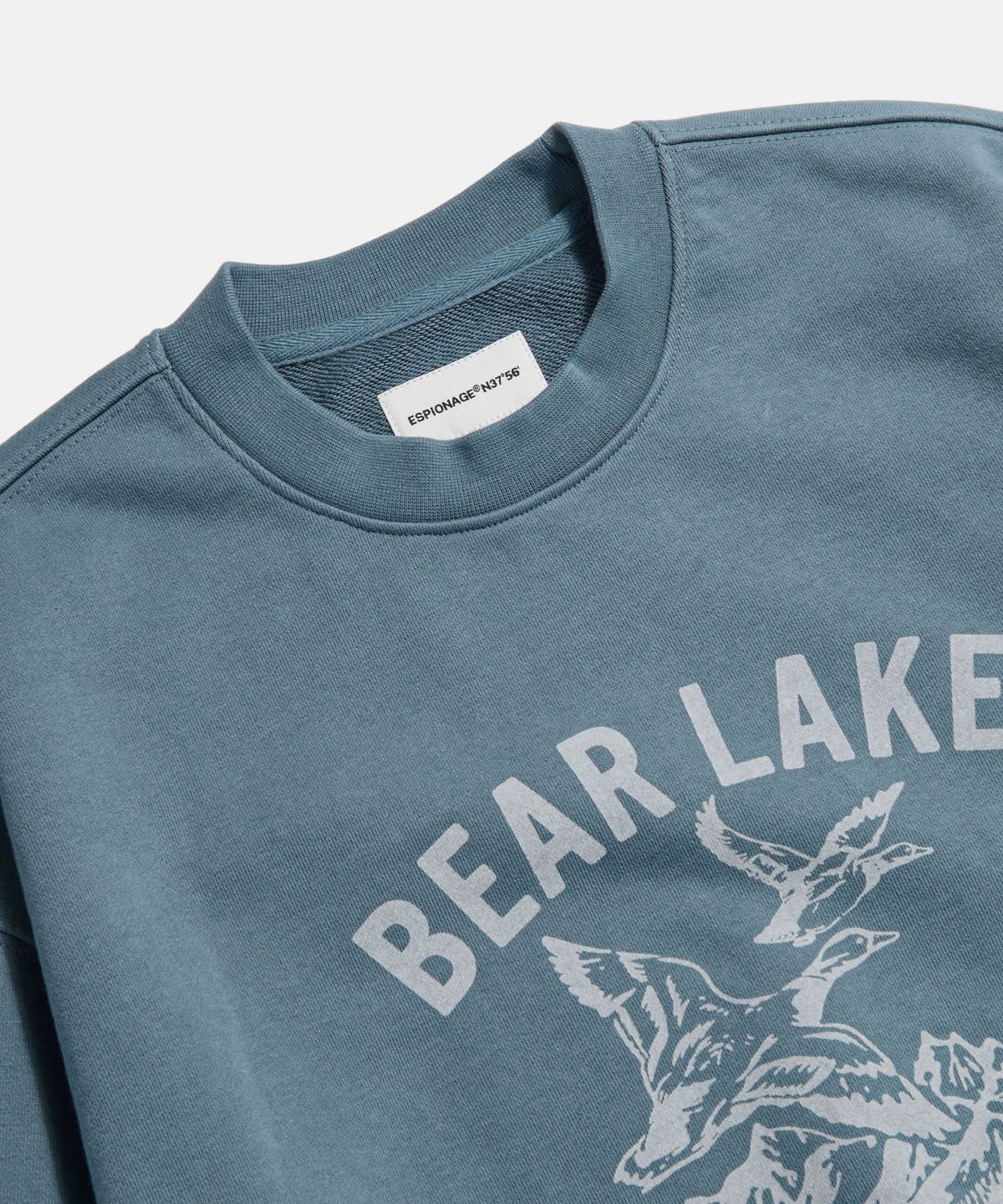 에스피오나지(ESPIONAGE) Duck Camp Heavyweight Sweatshirt Vintage Blue