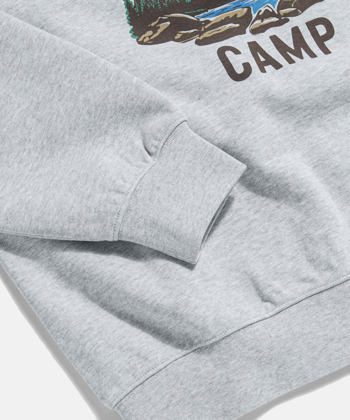 에스피오나지(ESPIONAGE) Duck Camp Heavyweight Sweatshirt Grey