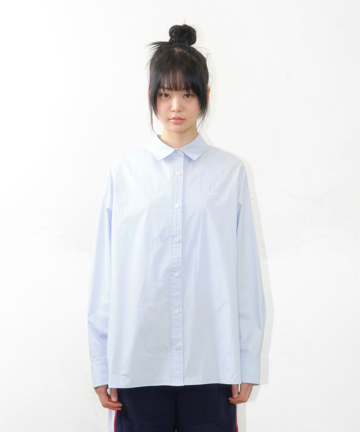 아메스 월드와이드(AMES-WORLDWIDE) AMES OVERFIT SHIRTS BLUE