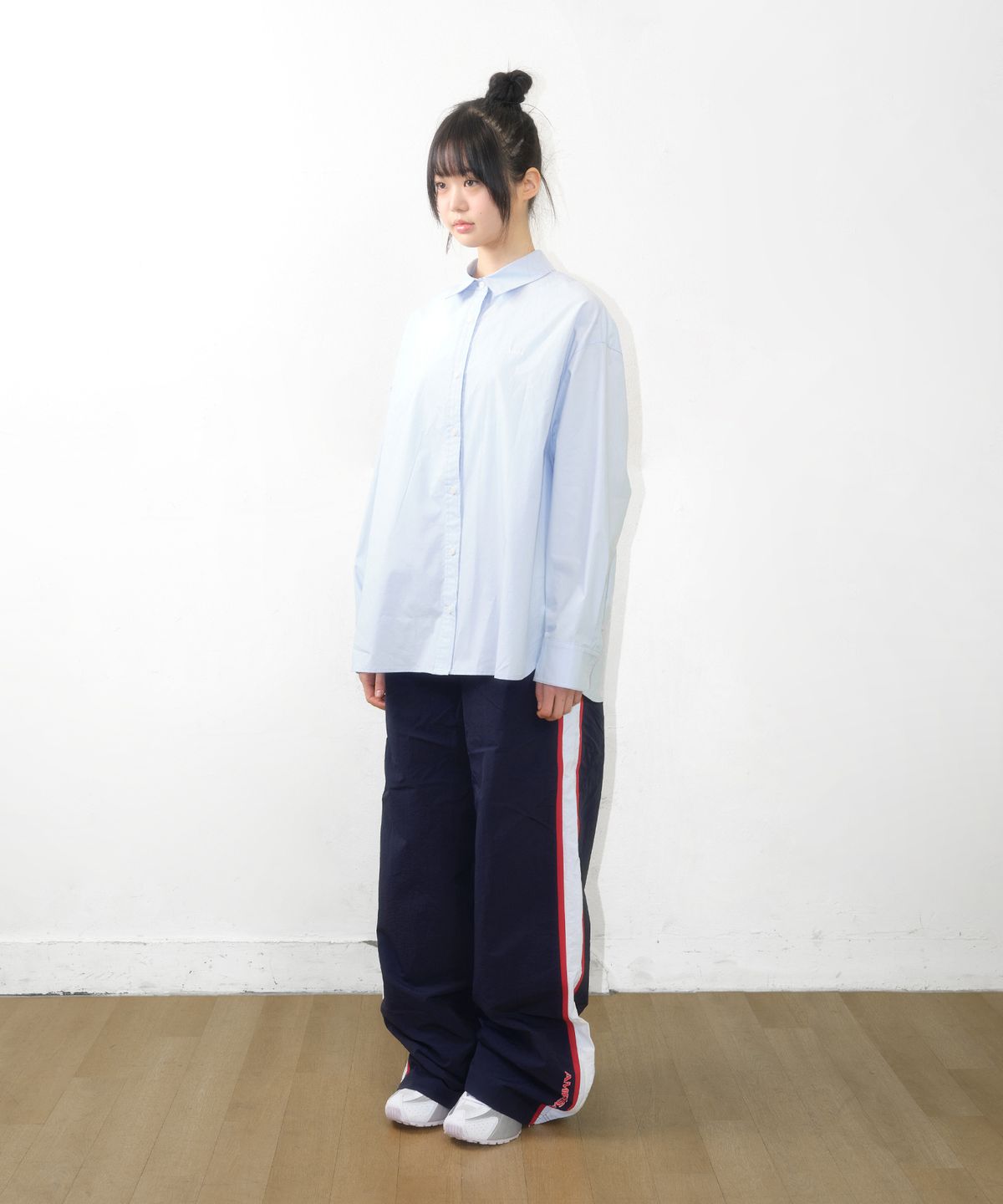 아메스 월드와이드(AMES-WORLDWIDE) AMES OVERFIT SHIRTS BLUE