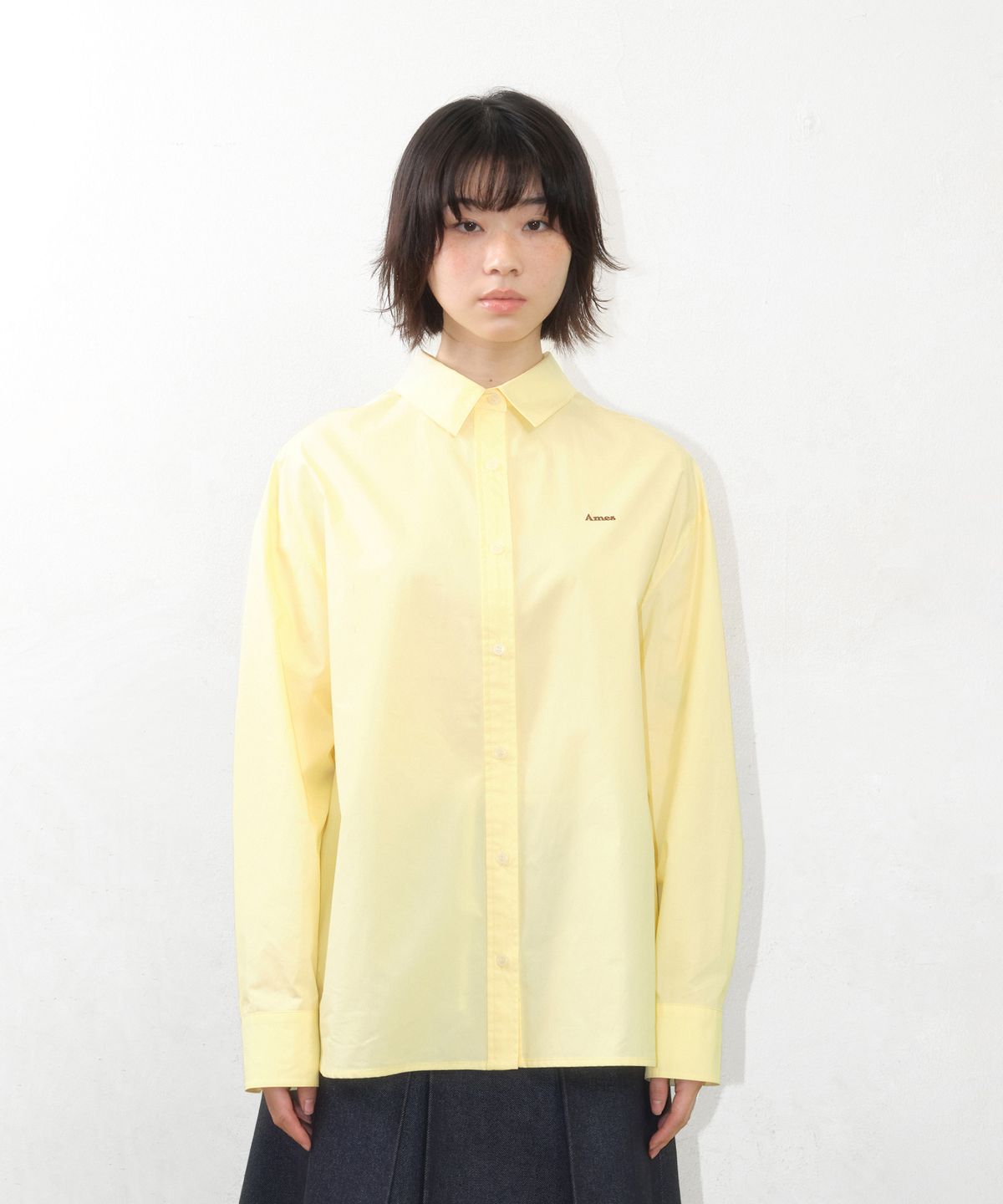 아메스 월드와이드(AMES-WORLDWIDE) AMES OVERFIT SHIRTS YELLOW