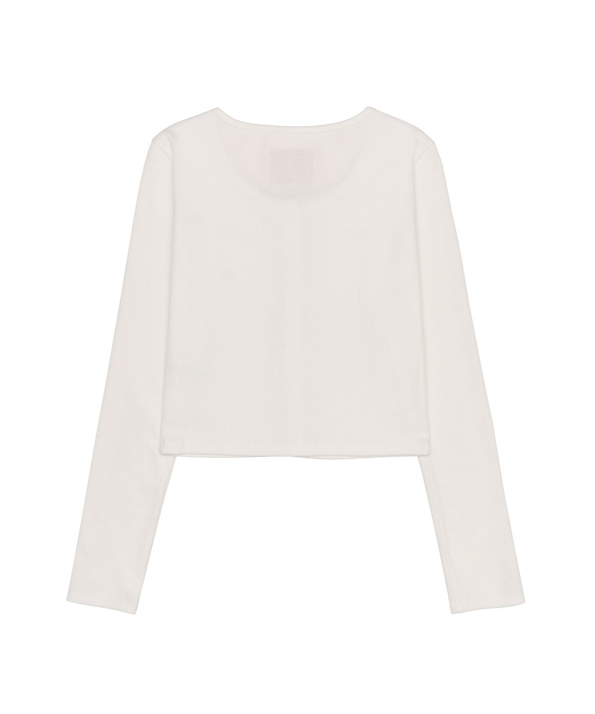 아메스 월드와이드(AMES-WORLDWIDE) RIB U-NECK CARDIGAN WHITE