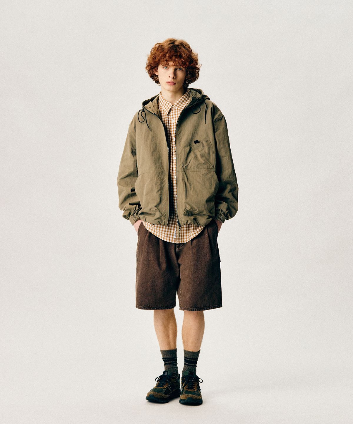 에스피오나지(ESPIONAGE) Ray Yacht Parka Taupe