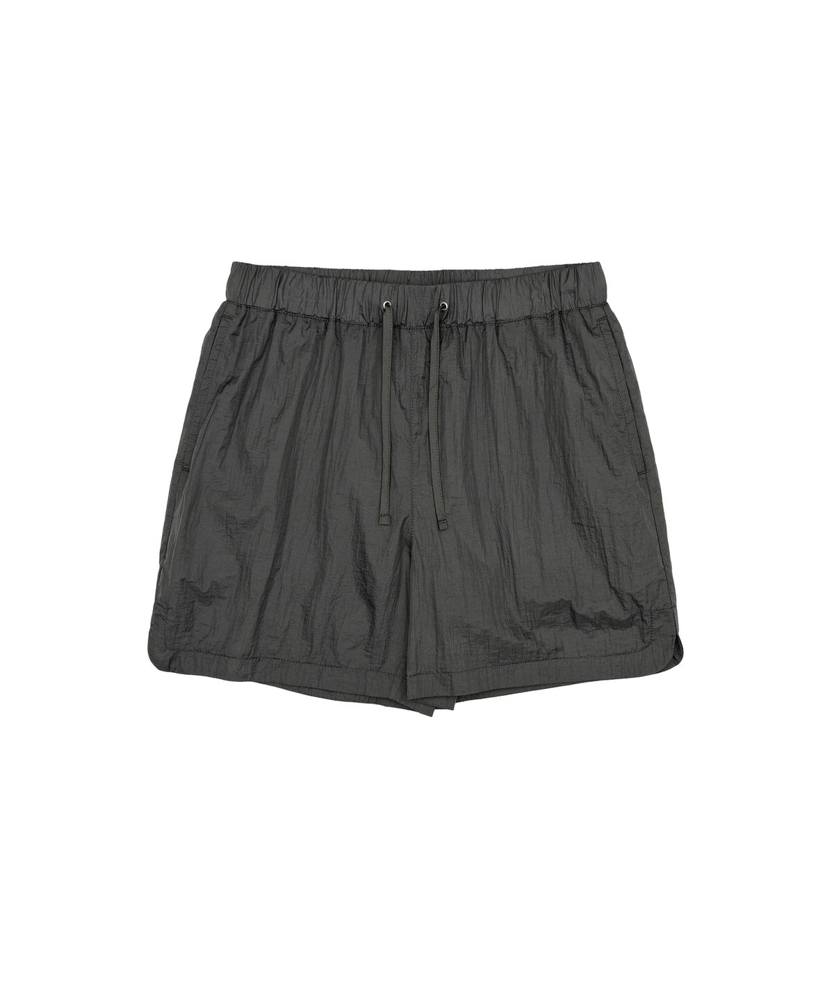 아메스 월드와이드(AMES-WORLDWIDE) SHEER NYLON SHORTS CHARCOAL