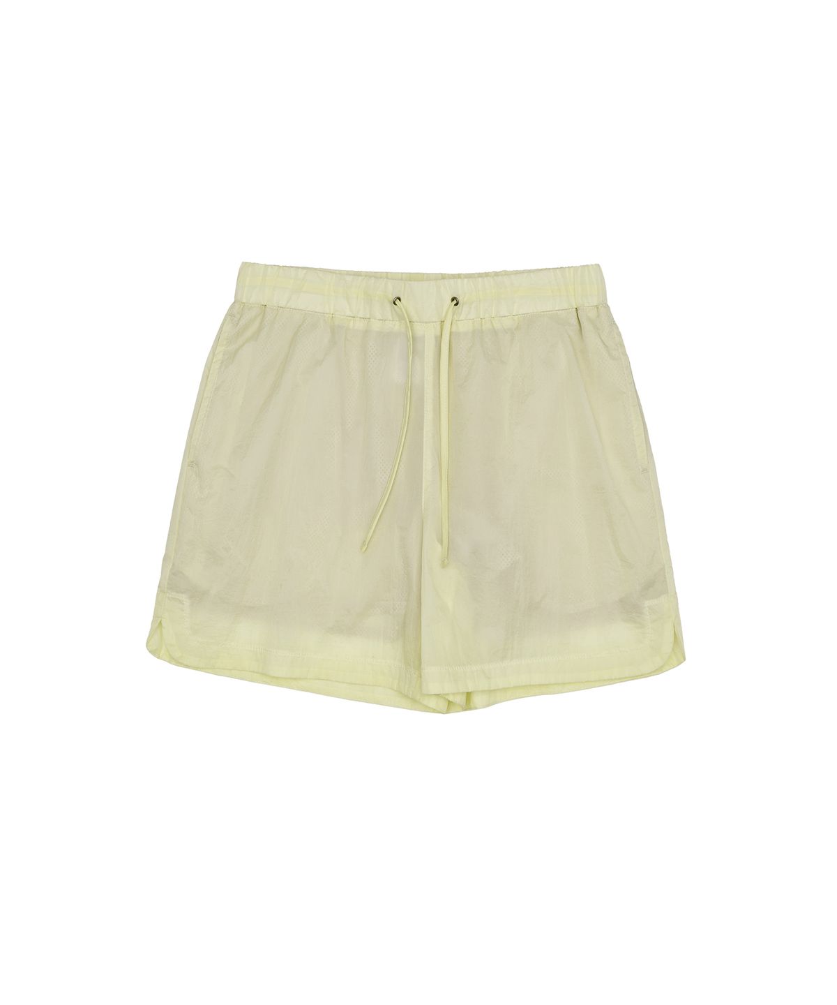 아메스 월드와이드(AMES-WORLDWIDE) SHEER NYLON SHORTS CREAM