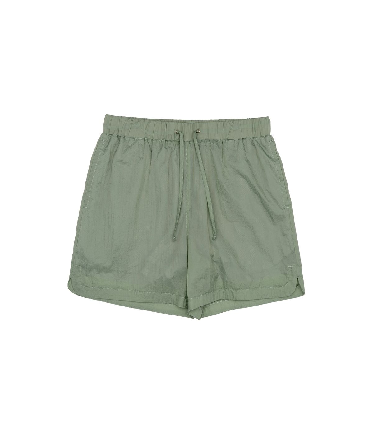 아메스 월드와이드(AMES-WORLDWIDE) SHEER NYLON SHORTS GREEN