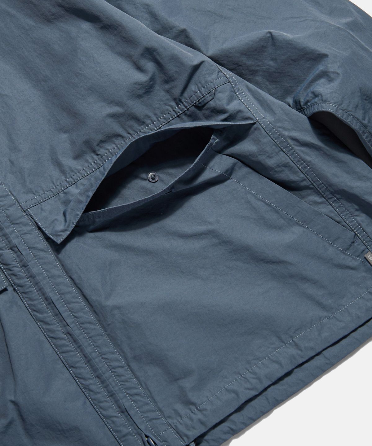 에스피오나지(ESPIONAGE) Traveler Hooded Jacket Dusty Blue