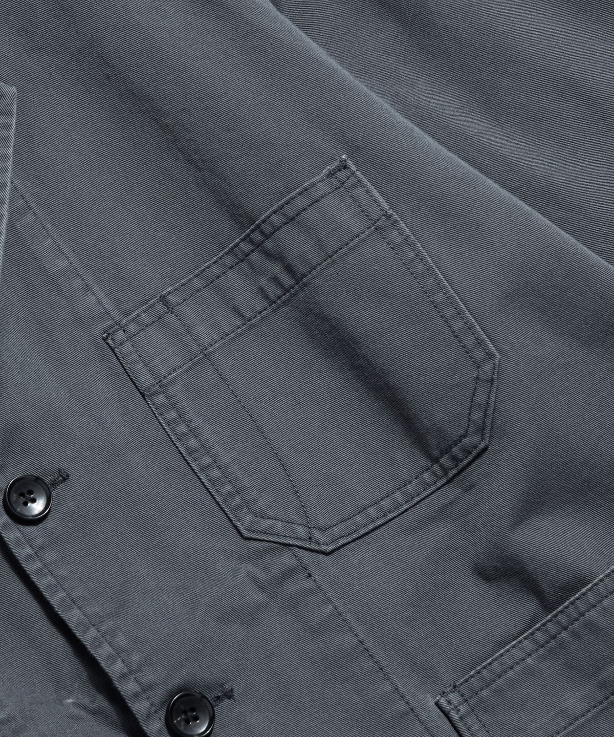에스피오나지(ESPIONAGE) Cotton Notched Jacket Charcoal