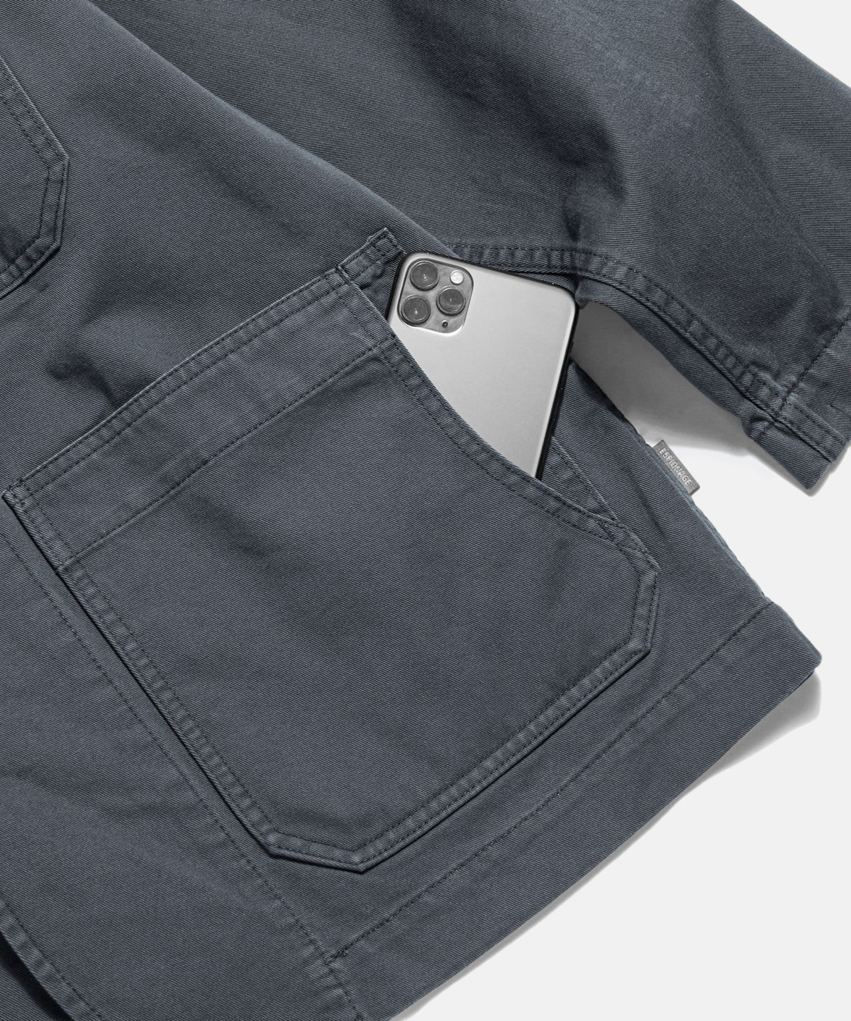 에스피오나지(ESPIONAGE) Cotton Notched Jacket Charcoal