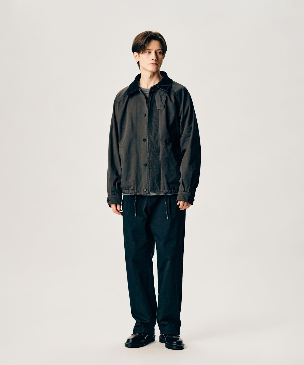 에스피오나지(ESPIONAGE) Short Hunting Jacket Dark Grey