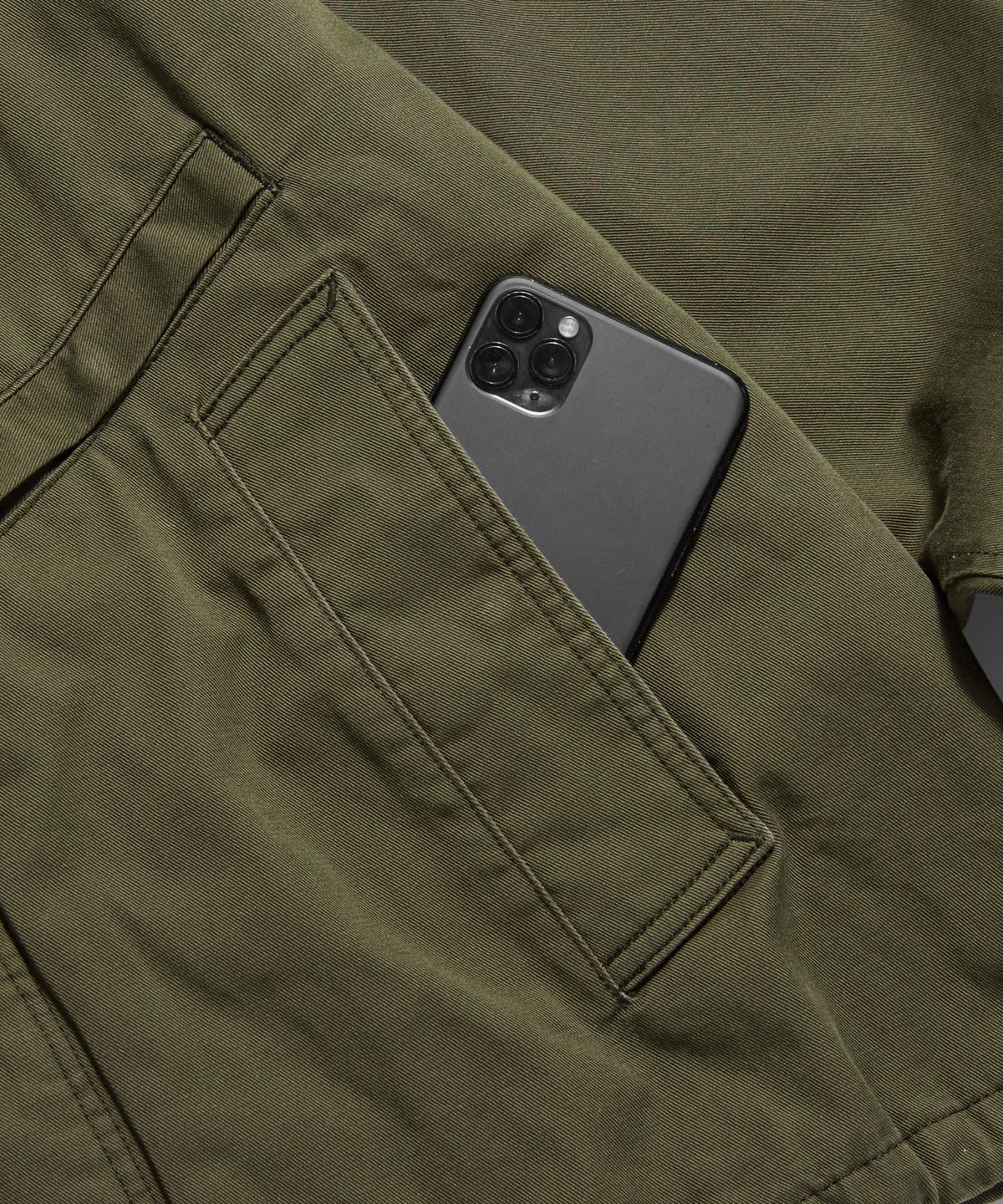 에스피오나지(ESPIONAGE) Short Hunting Jacket Olive