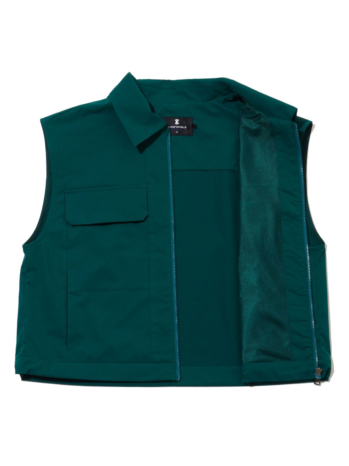 와이드앵글(WIDEANGLE) CO 캐주얼 폴로 풀오픈 베스트 L_Dark Green
