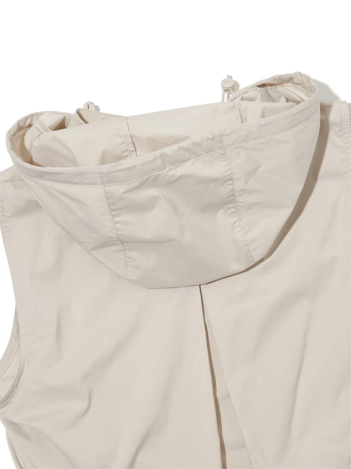 와이드앵글(WIDEANGLE) CO 긴기장 후드 풀오픈 베스트 L_Light Beige