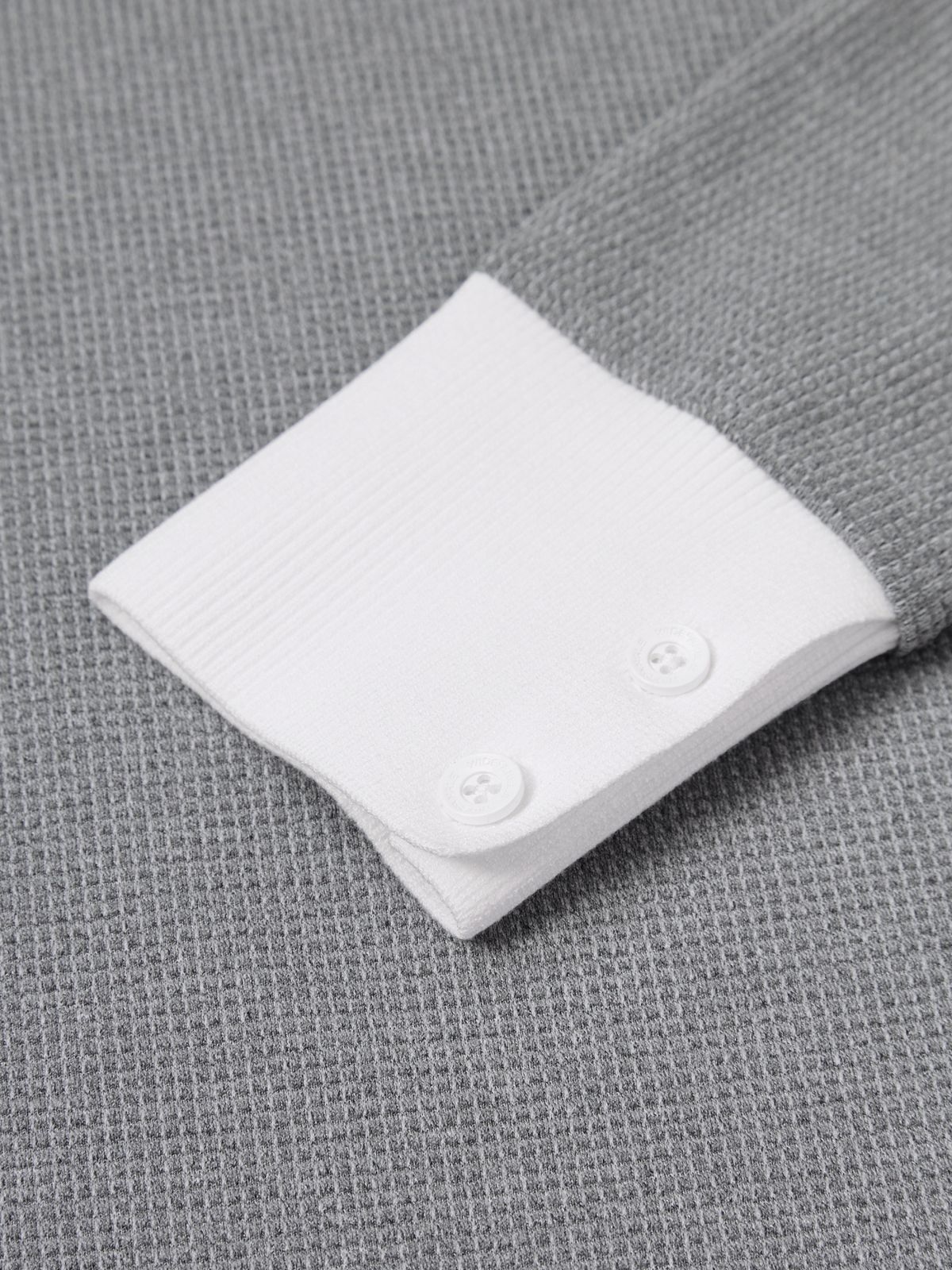 와이드앵글(WIDEANGLE) CO 기본핏 니트 에리 폴로티셔츠 L_M.GREY