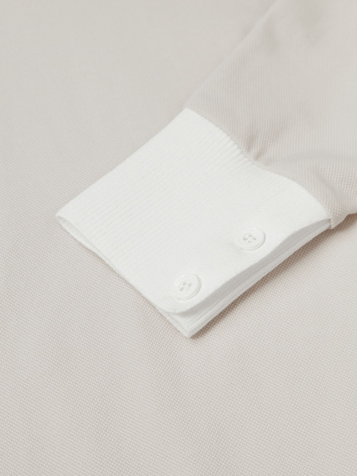와이드앵글(WIDEANGLE) CO 기본핏 니트 에리 폴로티셔츠 L_Light Beige