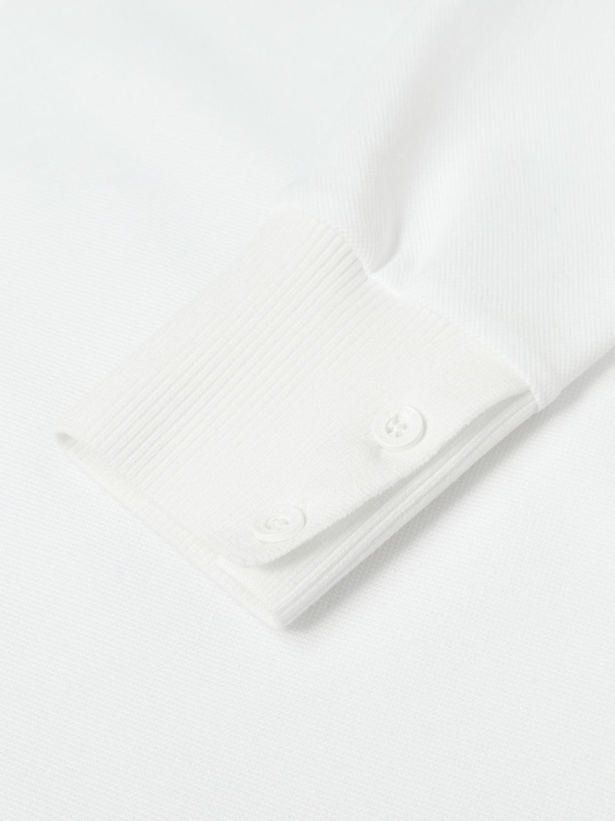 와이드앵글(WIDEANGLE) CO 기본핏 니트 에리 폴로티셔츠 L_White