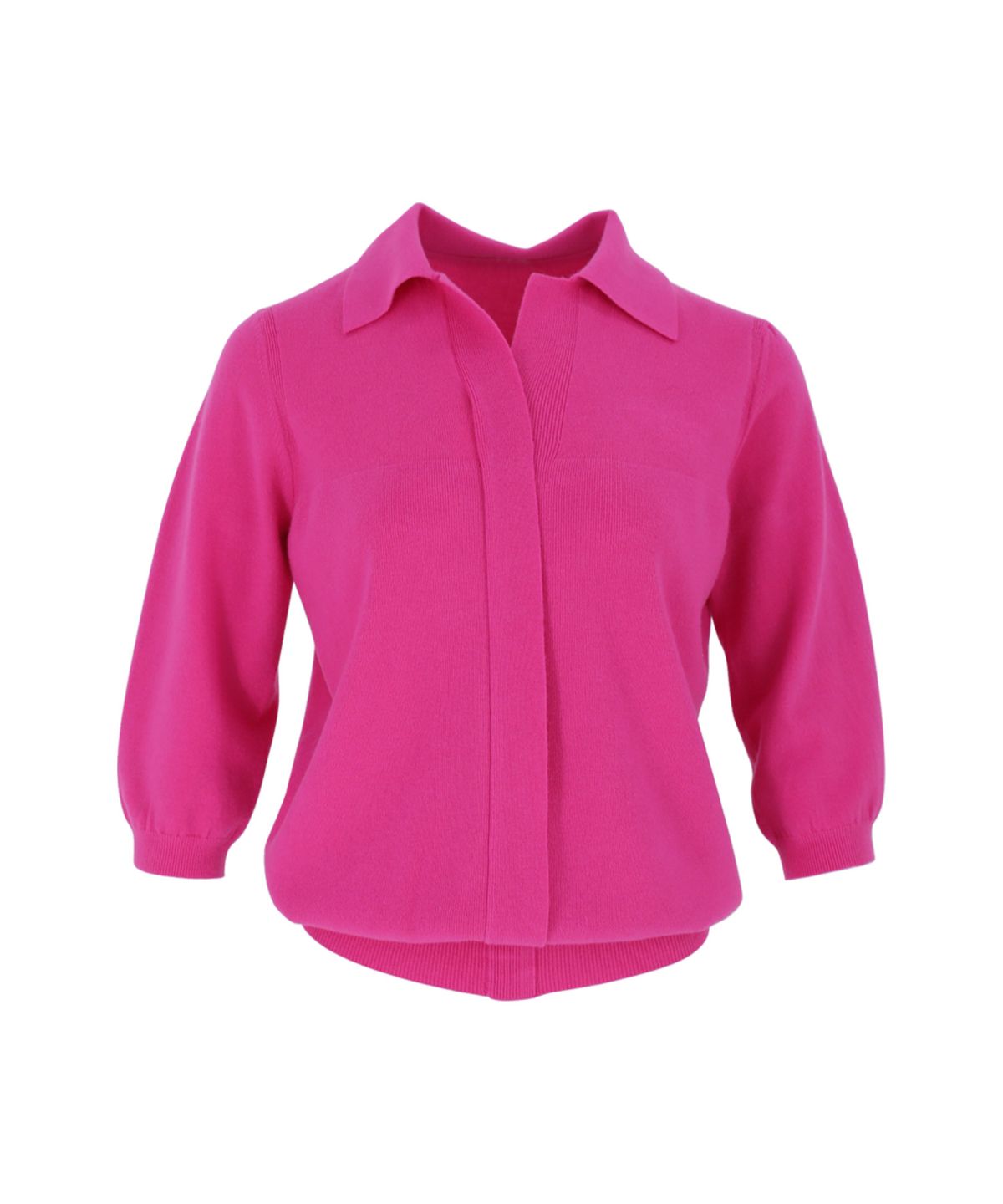 바스카라(VASCARA) V Open Collar Neck Capri Knitwear (5colors)