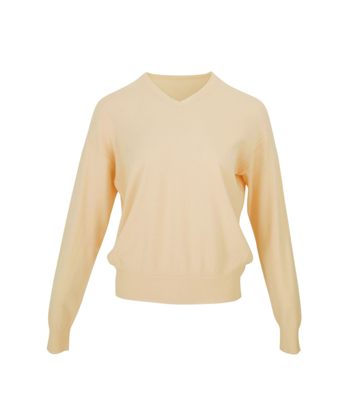 바스카라(VASCARA) Basic Drop Puff Shoulder V Neck Knitwear (6colors)