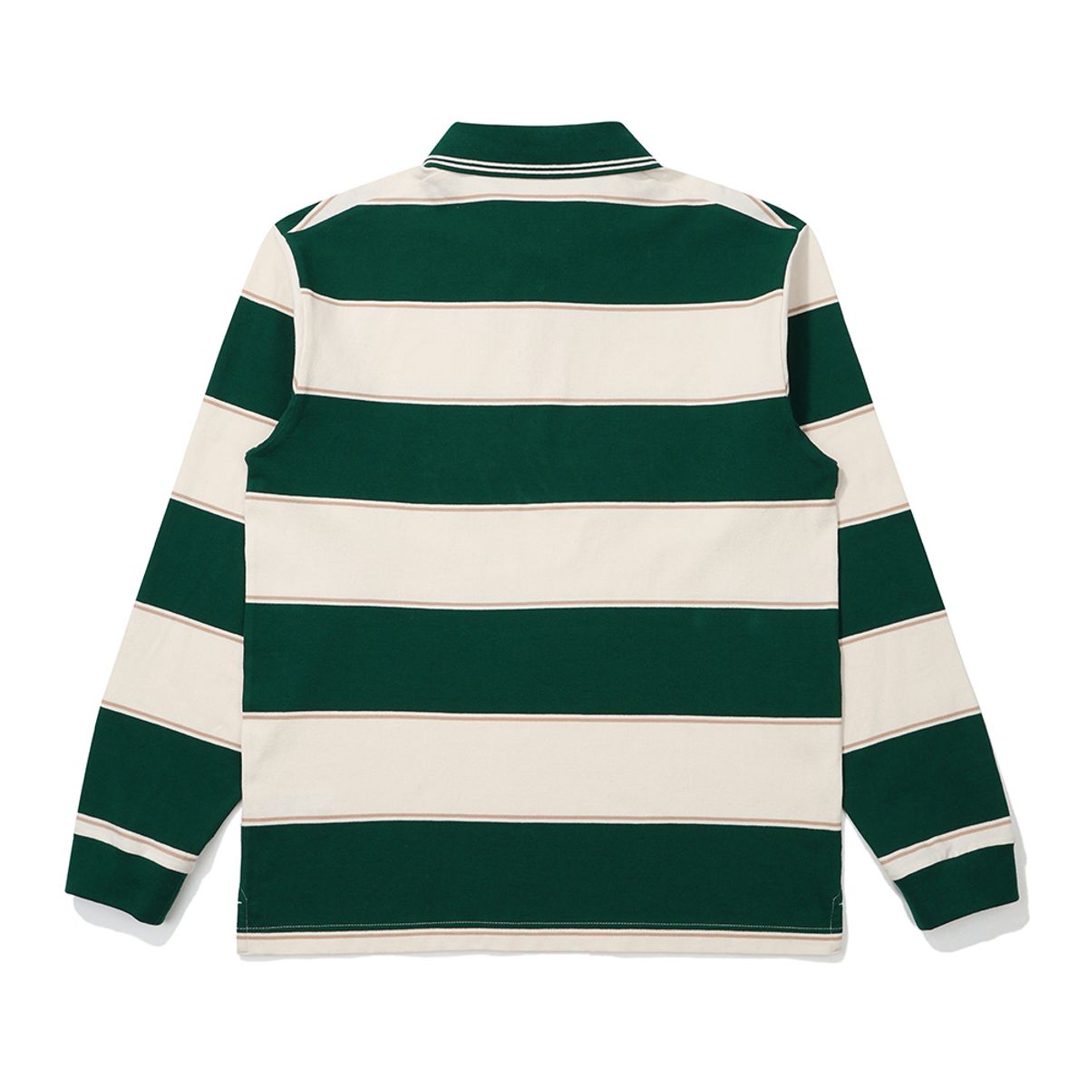 말본 골프(MALBON GOLF) 말본 스트라이프 블록 티셔츠 GREEN (MAN)