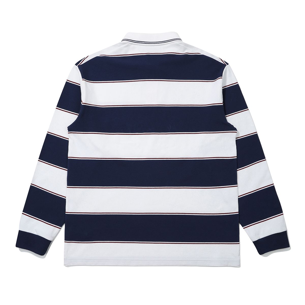 말본 골프(MALBON GOLF) 말본 스트라이프 블록 티셔츠 NAVY (MAN)