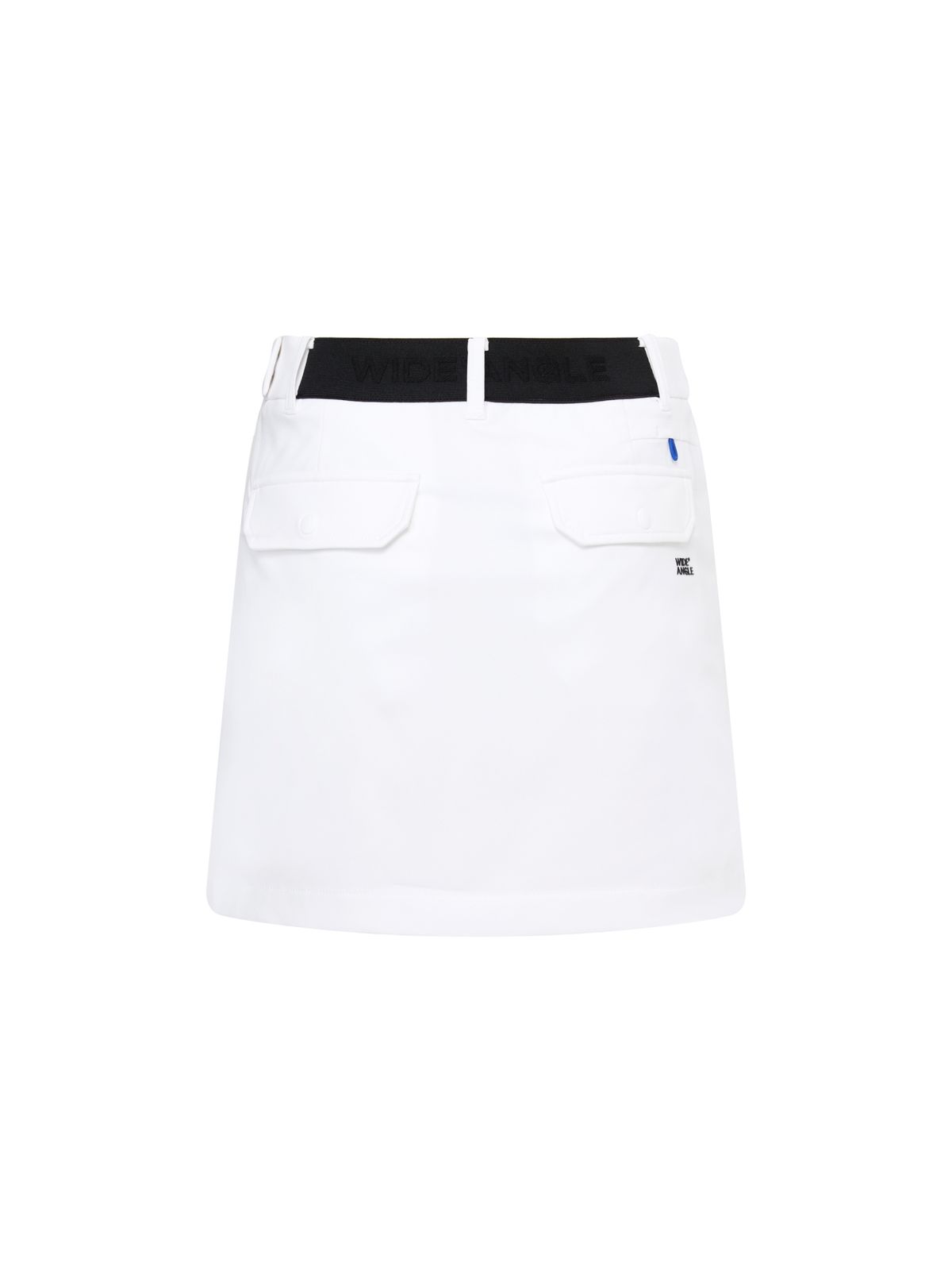 와이드앵글(WIDEANGLE) TO RPO 페이크랩 H라인 큐롯 L _White