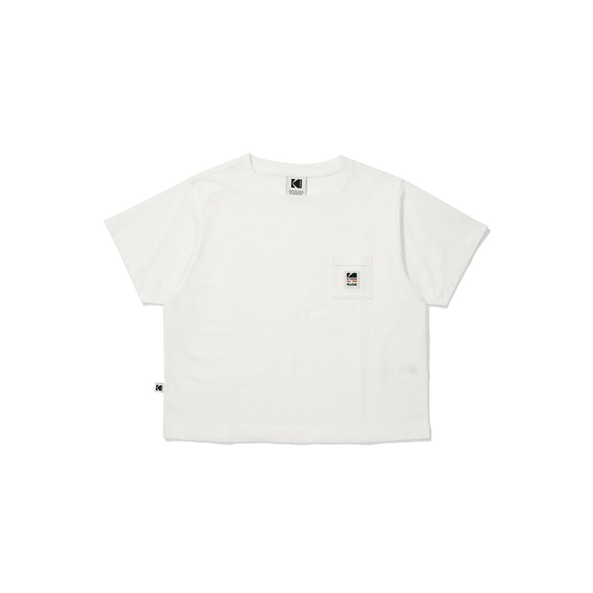 코닥(KODAK) 레인보우 소로나 반팔 티셔츠 우먼 WHITE