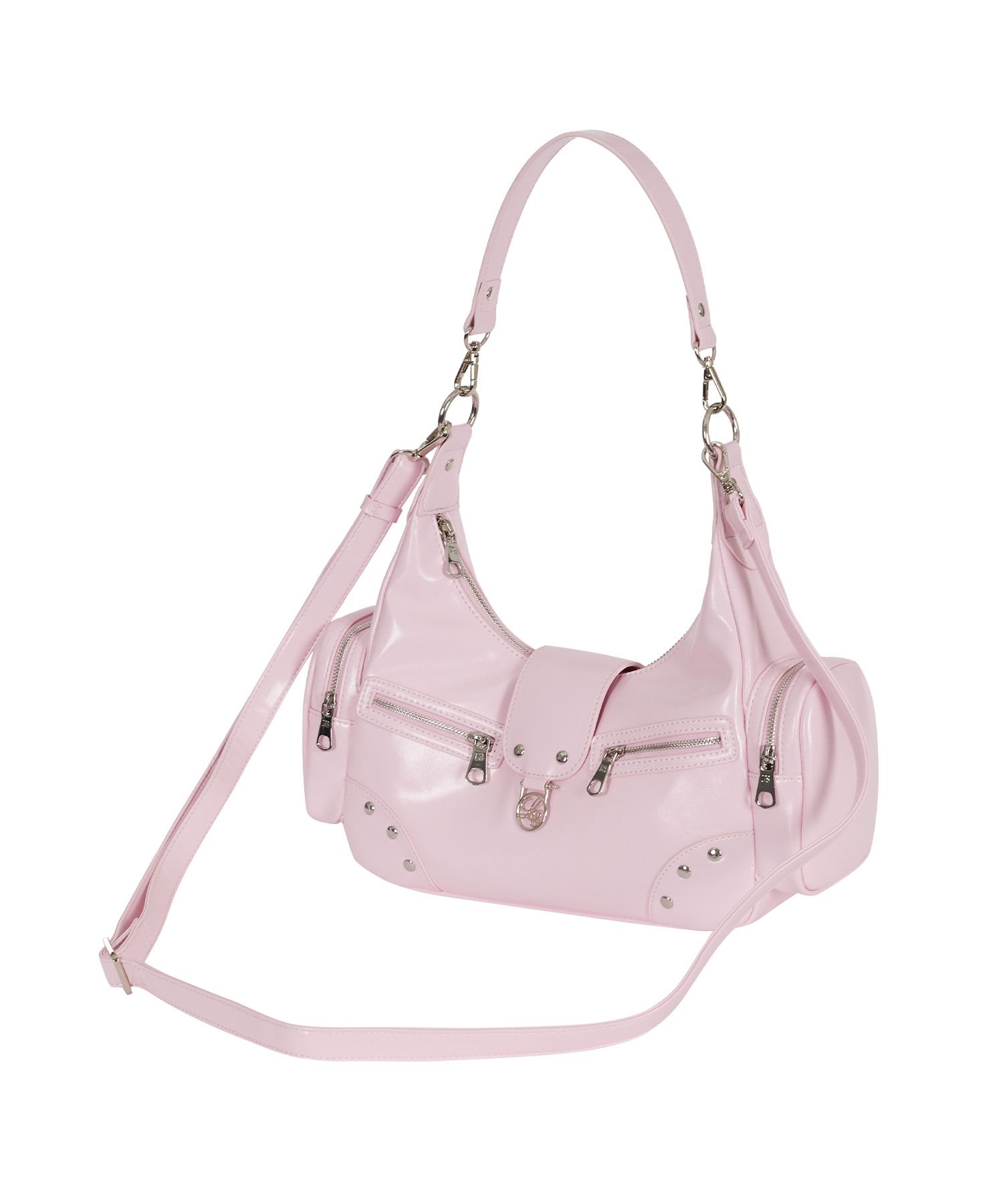 ◆ILLIGO◆ Ruby Stud Shoulder Bag Red 25SPBAG02RD A9B8CC07-1891-49CB-BD06-