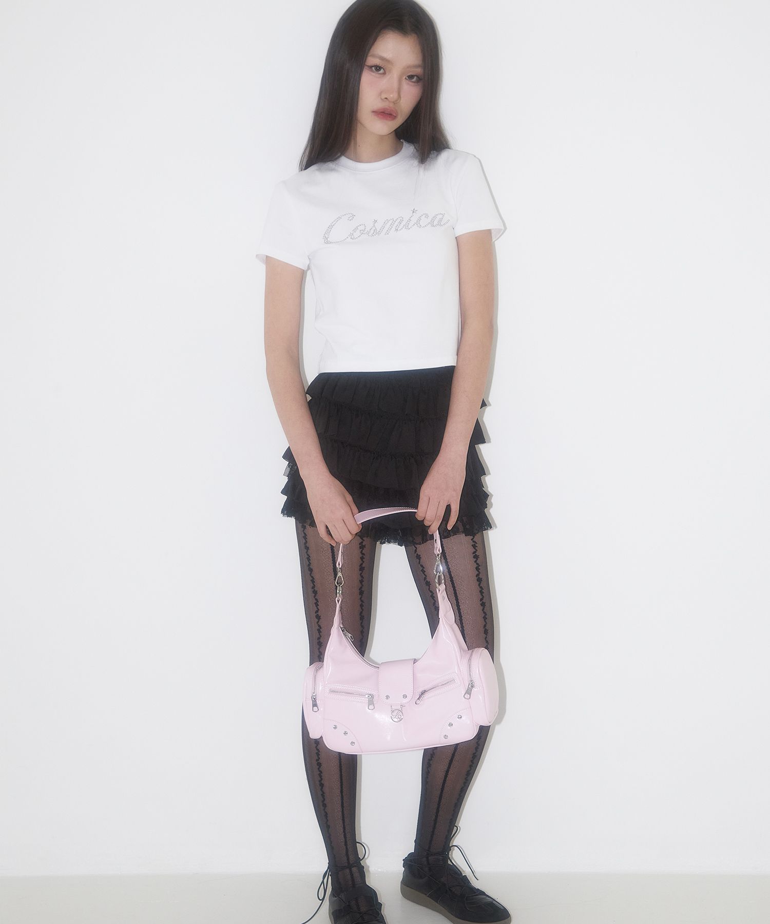 ショルダーバッグ・ポシェット ILLIGO Ruby Stud Shoulder Bag Pink MUSINSA | ILLIGO Ruby Stud Shoulder Bag Pink