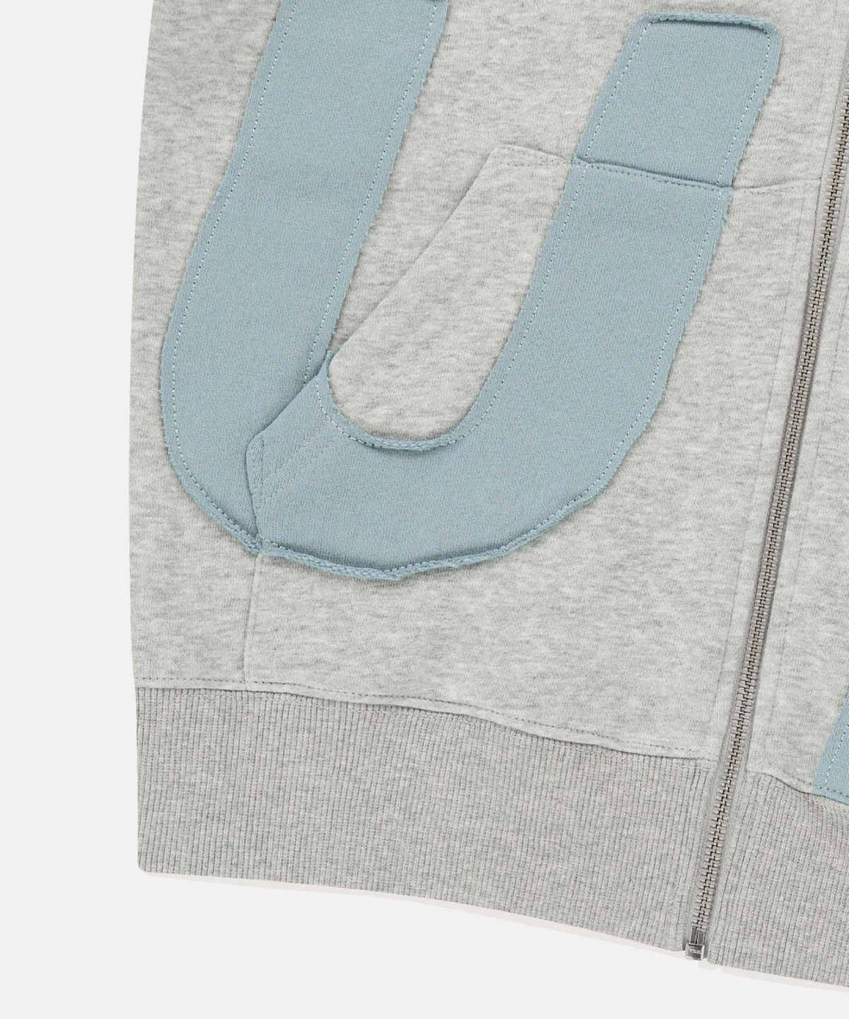 썬러브투어(SUNLOVETOUR) Capital Zip Up Hoodie Heather Grey