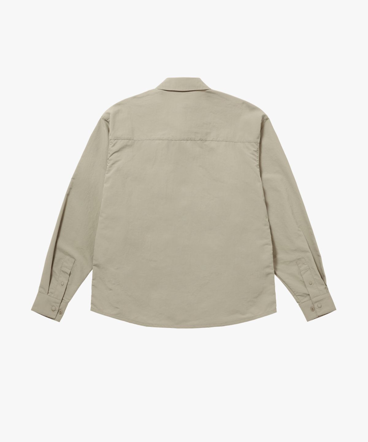 골스튜디오(GOALSTUDIO) RIPSTOP AIR THROUGH LONG SLEEVE SHIRT-BEIGE