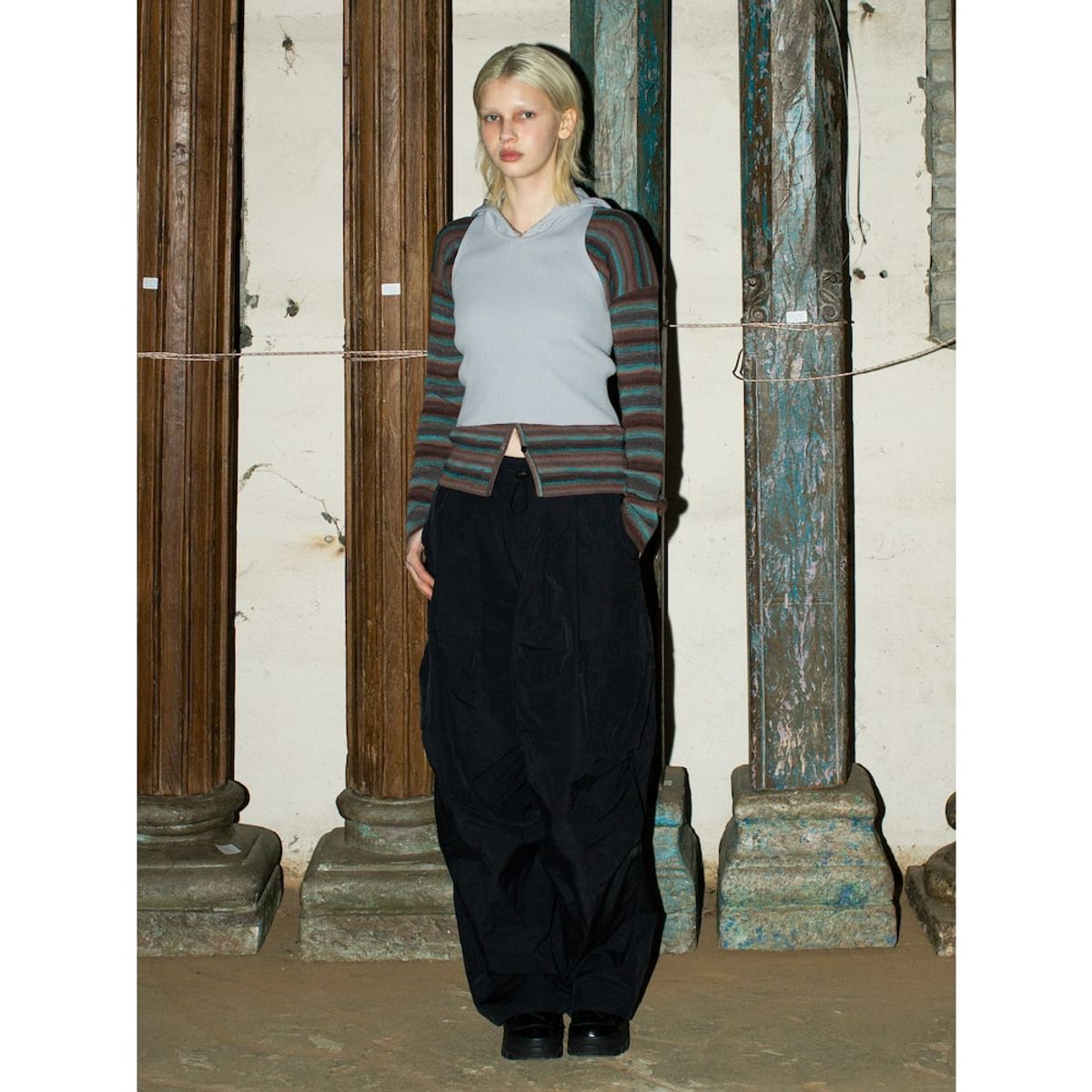 샌드 사운드(SAND SOUND) TwoTuck Cargo Pants  Black