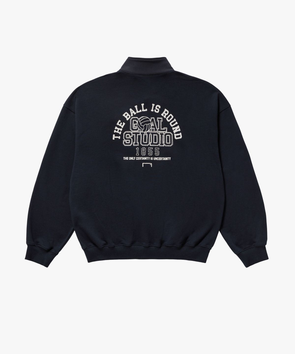 골스튜디오(GOALSTUDIO) FC VINTAGE ARTWORK QUARTER ZIP-UP-NAVY