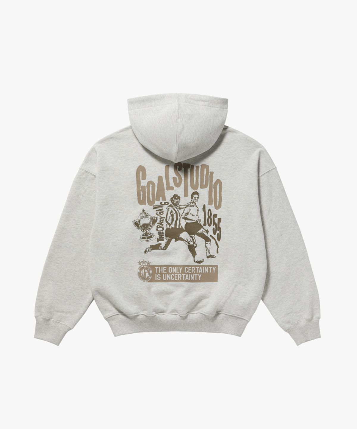 골스튜디오(GOALSTUDIO) FC VINTAGE ARTWORK HOODIE-OATMEAL